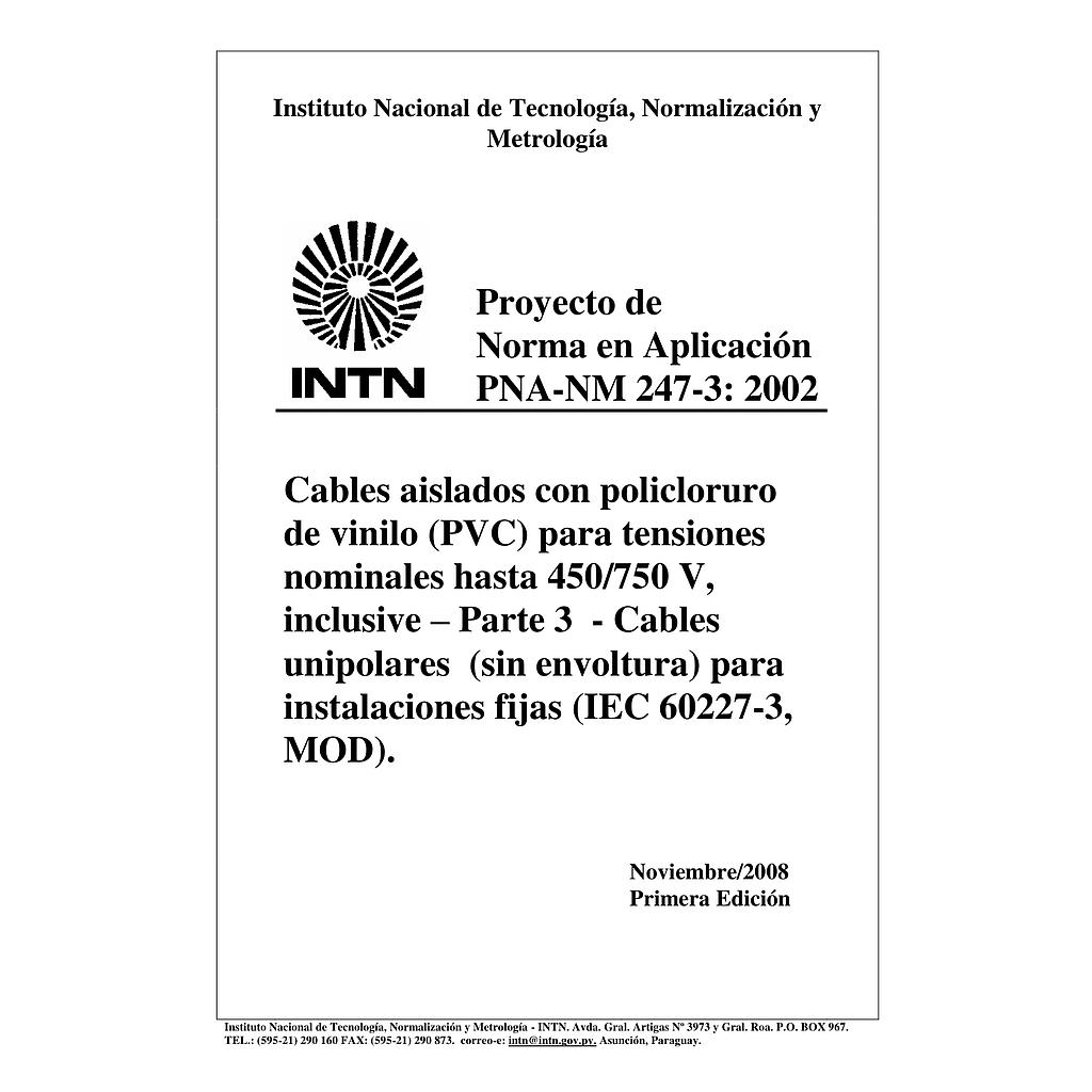 PNA-NM 247 - 3: 2000