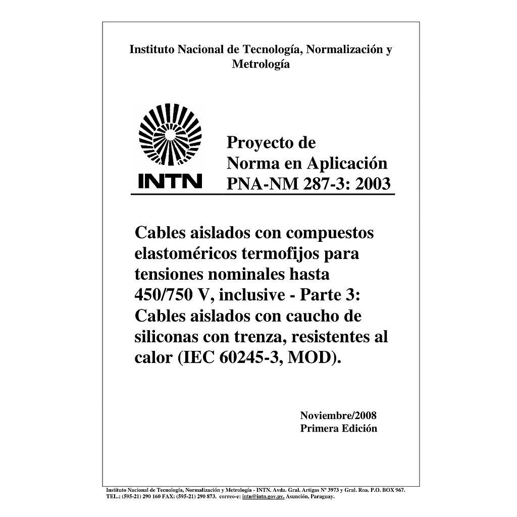 PNA-NM 287 - 3: 2003