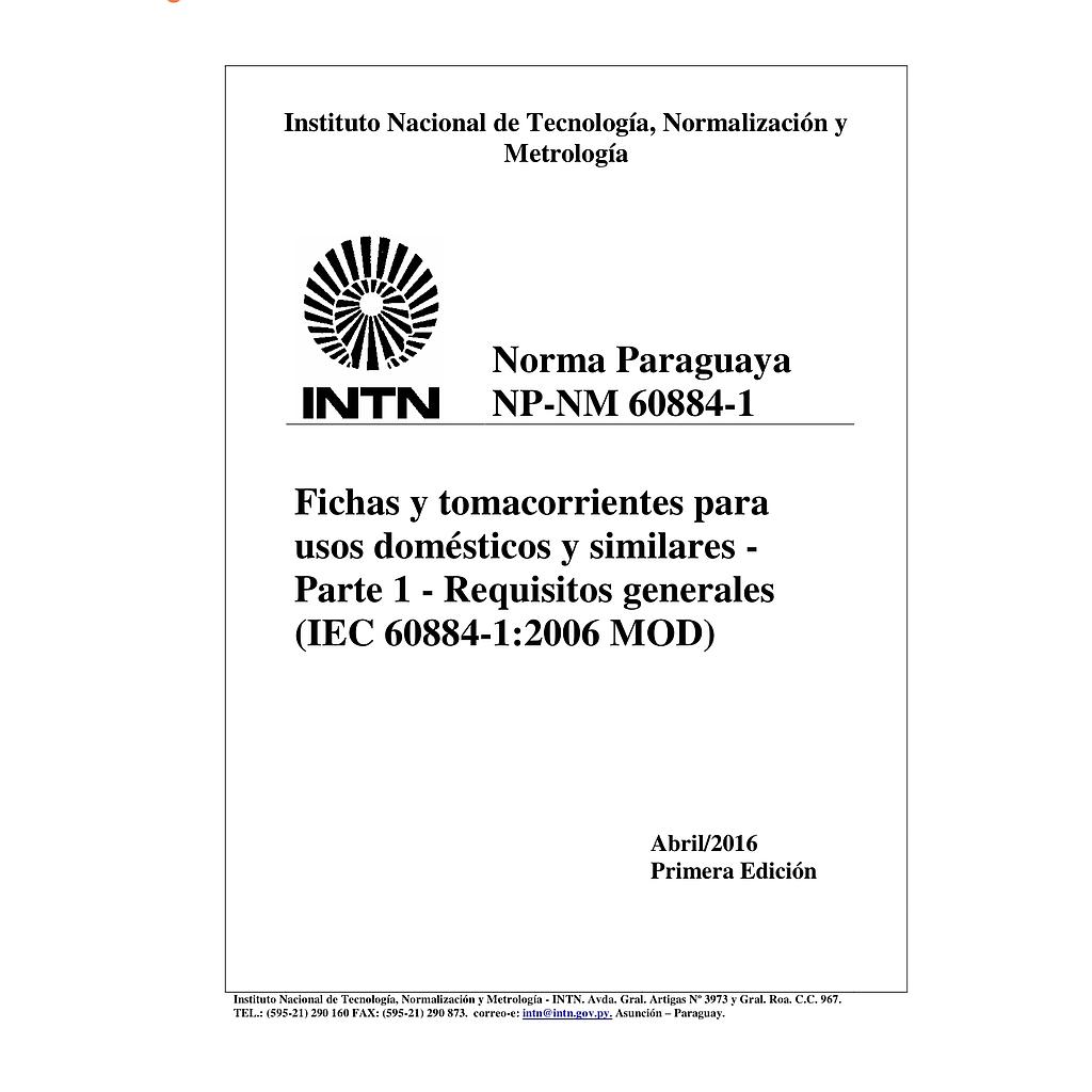 NP-NM 60884-1: 2009