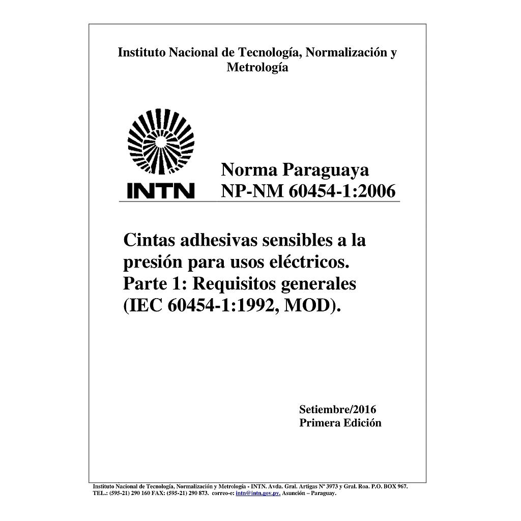 NP-NM 60454-1: 2006