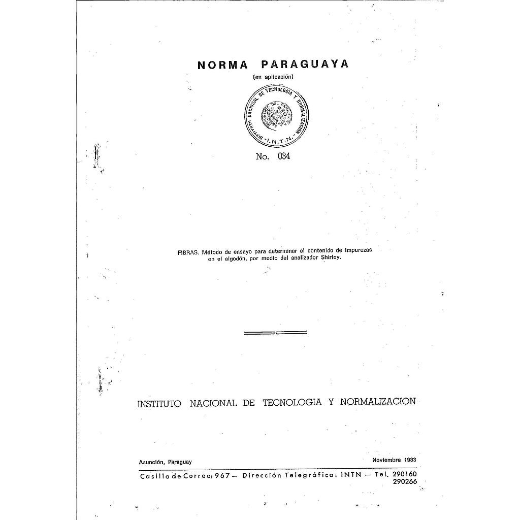 PNA Nº 034