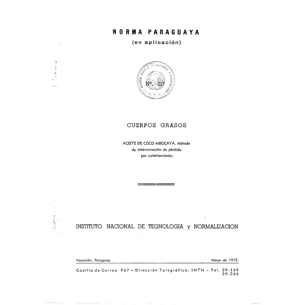 PNA Nº 017