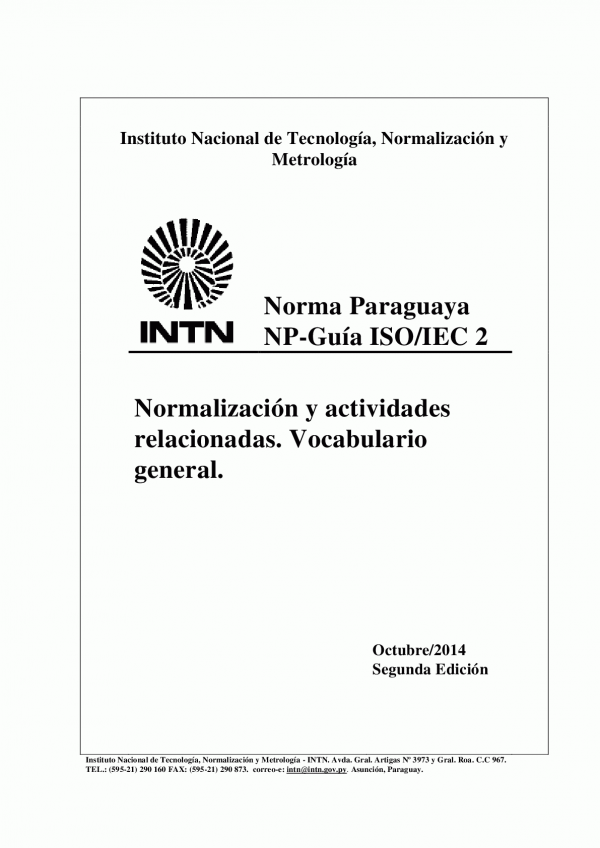 NP-Guía ISO/IEC 2