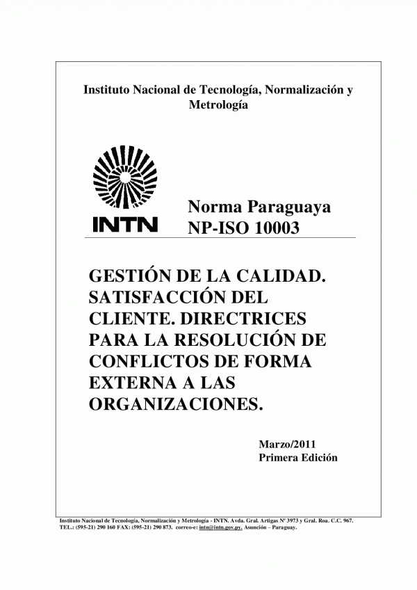 NP-ISO 10003