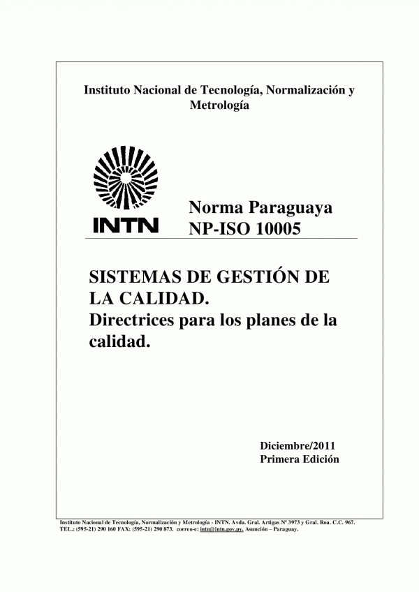 NP-ISO 10005