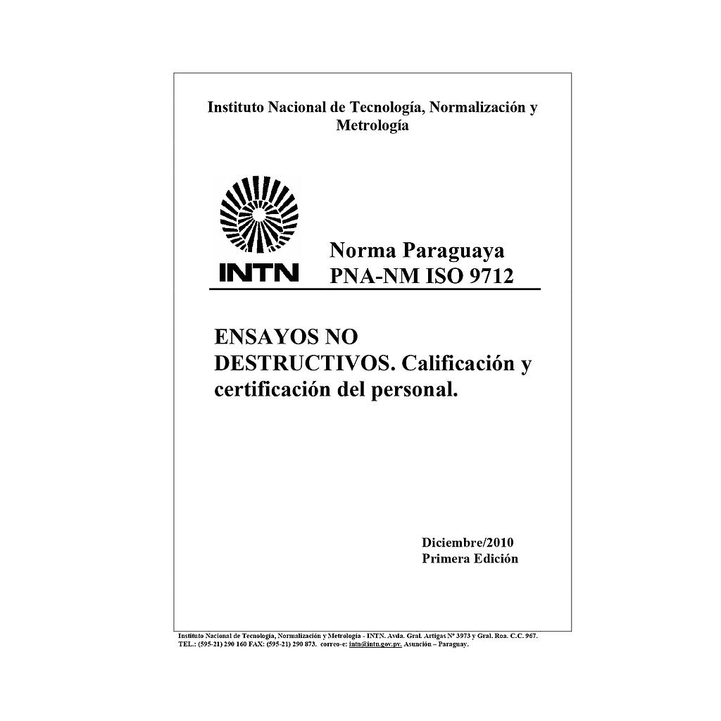 PNA-NM ISO 9712