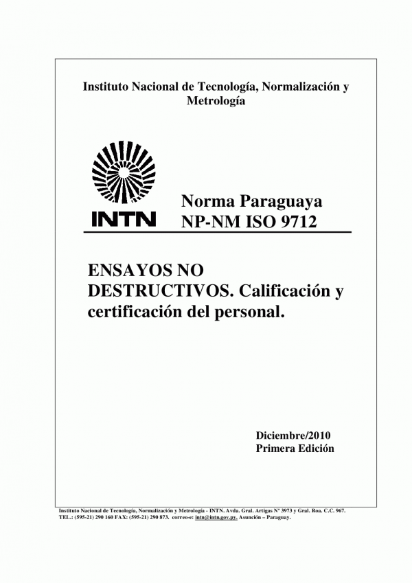 PNA-NM ISO 9712