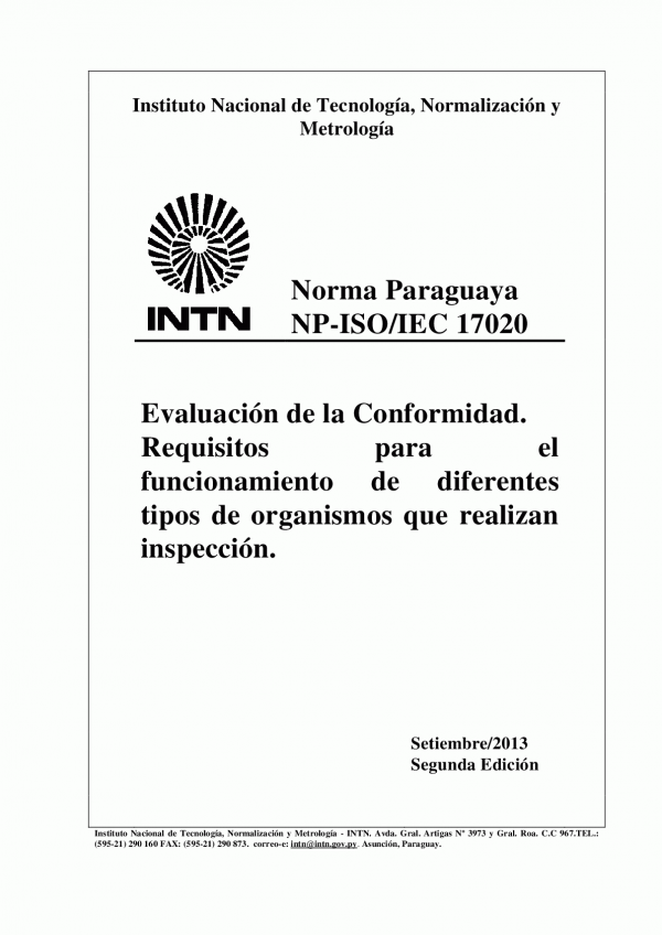 NP-ISO/IEC 17020