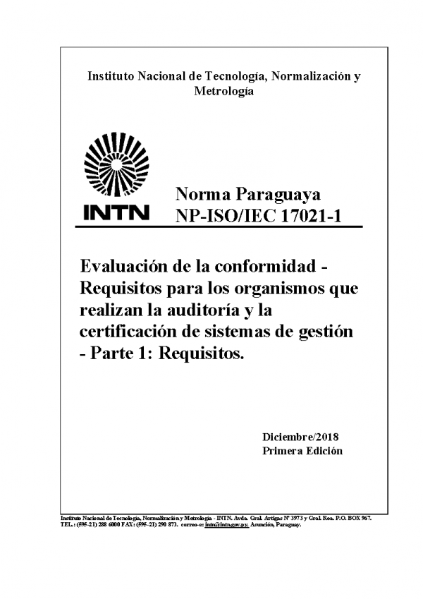 NP-ISO/IEC 17021-1