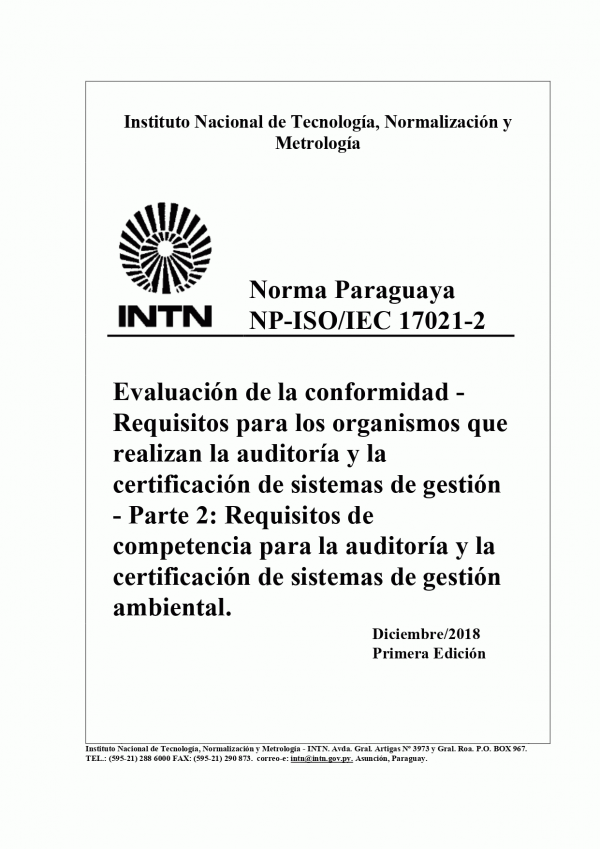 NP-ISO/IEC 17021-2