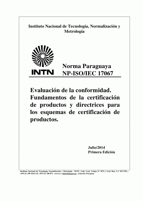 NP-ISO/IEC 17067
