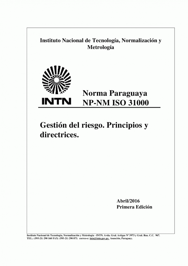 NP-NM ISO 31000